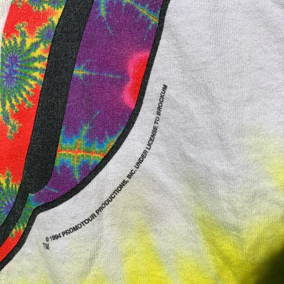 Vintage 1994 The Rolling Stones Liquid Blue Tee - Picture 3 of 4